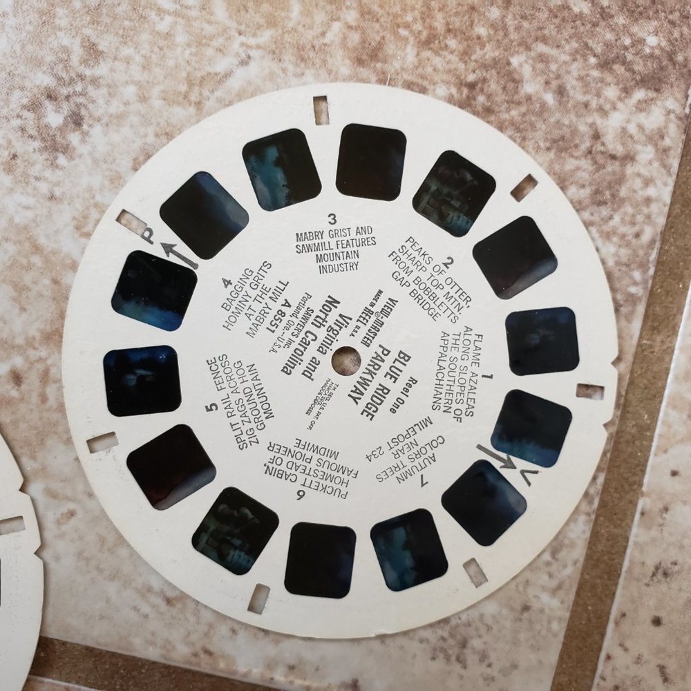 Viewmaster 3 Reels Blue Ridge Parkway - Picture 4 of 5